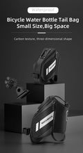 将图片加载到图库查看器，Bicycle Bag Water Repellent Durable Reflective Road Bike With 1.5L Water Bottle Pocket Bike Bag Accessories Bike Saddle Bag Bike Seat Bag With Water Bottle Holder Bicycle Bag Under Seat Waterproof For Road Bike
