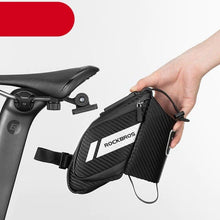 将图片加载到图库查看器，Bicycle Bag Water Repellent Durable Reflective Road Bike With 1.5L Water Bottle Pocket Bike Bag Accessories Bike Saddle Bag Bike Seat Bag With Water Bottle Holder Bicycle Bag Under Seat Waterproof For Road Bike
