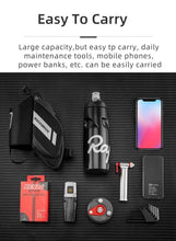 将图片加载到图库查看器，Bicycle Bag Water Repellent Durable Reflective Road Bike With 1.5L Water Bottle Pocket Bike Bag Accessories Bike Saddle Bag Bike Seat Bag With Water Bottle Holder Bicycle Bag Under Seat Waterproof For Road Bike
