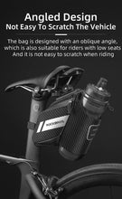 将图片加载到图库查看器，Bicycle Bag Water Repellent Durable Reflective Road Bike With 1.5L Water Bottle Pocket Bike Bag Accessories Bike Saddle Bag Bike Seat Bag With Water Bottle Holder Bicycle Bag Under Seat Waterproof For Road Bike
