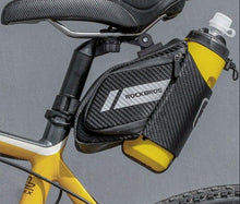 将图片加载到图库查看器，Bicycle Bag Water Repellent Durable Reflective Road Bike With 1.5L Water Bottle Pocket Bike Bag Accessories Bike Saddle Bag Bike Seat Bag With Water Bottle Holder Bicycle Bag Under Seat Waterproof For Road Bike
