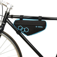Load image into Gallery viewer, Bicycle Bag Waterproof Bike Triangle Bag Storage Mobile Phone Cycling Bag Bike Tube Pouch Holder Accessories Bike Frame Storage Bag Water Resistant Cycling Handlebar Top Tube Bag Under Seat Pouch Strap-On Adjustable Install Position
