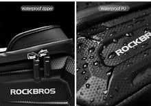 Load image into Gallery viewer, Bicycle Bag Waterproof Touch Screen Cycling Bag Top Front Tube Frame Road Bike Bag 6.5 Phone Case Bike Accessories Bike Phone Top Tube Bag Bicycle Front Frame Storage Bag Cell Phone Mount Holder Bag Case With Touch Screen Waterproof
