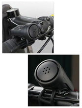 将图片加载到图库查看器，Bicycle Charging Horn Super Loud Bells Mountain Bike Electric Bells USB Charge Bells Bicycle Riding Equipment Accessories Electric Bike Horn USB Rechargeable Bicycle Bell Invisible Cycling Alarm Loud Horn Alert Ring For Mountain
