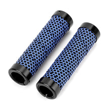 将图片加载到图库查看器，Bicycle Eco Grips Anti-Skid Bar End Comfy Hand Feel Road Cycling Handlebar Cover Grips Double Lock On Bicycle Handlebar Soft Non-Slip Locking Bike Grips Comfortable And Shock Absorption For Mountain Beach Cruiser Scooter Folding Bike
