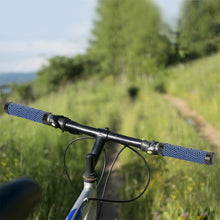 将图片加载到图库查看器，Bicycle Eco Grips Anti-Skid Bar End Comfy Hand Feel Road Cycling Handlebar Cover Grips Double Lock On Bicycle Handlebar Soft Non-Slip Locking Bike Grips Comfortable And Shock Absorption For Mountain Beach Cruiser Scooter Folding Bike
