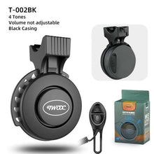 Load image into Gallery viewer, Bicycle Electronic Bell Scooter Siren Trumpet Alarm USB Charge Cycling Audio Warning Alert Safety Riding Mini Bicycle Horn Loud USB Rechargeable Handlebar Cycling Alarm Alert Ring For Mountain Bike
