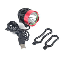 将图片加载到图库查看器，Bicycle Front Lights LED Rechargeable Headlight Waterproof Head Lamp Battery Powered Flashlight Bright Lamp Bike Headlight Waterproof LEDs Bicycle Light Mountain Bike Front Light Headlamp Bike Light 1200 Lm
