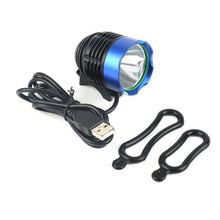 将图片加载到图库查看器，Bicycle Front Lights LED Rechargeable Headlight Waterproof Head Lamp Battery Powered Flashlight Bright Lamp Bike Headlight Waterproof LEDs Bicycle Light Mountain Bike Front Light Headlamp Bike Light 1200 Lm
