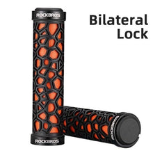 Load image into Gallery viewer, Bicycle Grips Rubber Handle Anti-Skid Cycling Handlebar Cuffs Lock Aluminum Alloy Bike Lock-On Mountain Bike Grips Bicycle Handlebar Locking Grips Non-Slip Handle Grips

