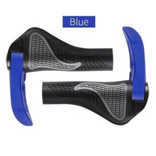 Load image into Gallery viewer, Bicycle Grips Rubber Handle Anti-Skid Cycling Handlebar Cuffs Lock Aluminum Alloy Bike Lock-On Mountain Bike Grips Bicycle Handlebar Locking Grips Non-Slip Handle Grips
