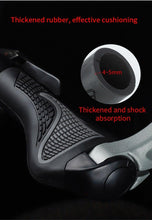 Load image into Gallery viewer, Bicycle Grips Rubber Handle Anti-Skid Cycling Handlebar Cuffs Lock Aluminum Alloy Bike Lock-On Mountain Bike Grips Bicycle Handlebar Locking Grips Non-Slip Handle Grips
