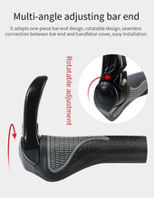 Load image into Gallery viewer, Bicycle Handlebar Grips Cycling Bicycle Accessories Non-Slip Bicycle Handlebar Grips Bike Handle Ergonomic Shockproof Bicycle Handle Grip With Adjustable Aluminum Lock For Mountain Bike
