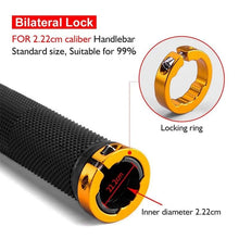 Load image into Gallery viewer, Bicycle Handlebar Grips Cycling Bicycle Accessories Non-Slip Bicycle Handlebar Grips Bike Handle Ergonomic Shockproof Bicycle Handle Grip With Adjustable Aluminum Lock For Mountain Bike
