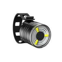 Load image into Gallery viewer, Bicycle Light Taillight Aluminum Alloy Helmet Night Riding Warning Mountain Bike LED Headlight Rear Light Bicycle Ultra Bright LED Warning Bicycle Flashlight USB Rechargeable Auto On/Off Sensor
