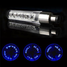 将图片加载到图库查看器，Bicycle Light Wheels Double-Sensing Sided Mountain Bike LED Lamp Riding Wheel Lights Neon Flashing Lamp Glow In The Dark Safety Warning Bike Lights For Night Riding
