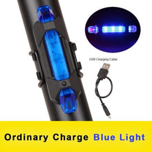 Load image into Gallery viewer, Bicycle Lights Waterproof Riding Rear Light Usb Rechargeable Mountain Bike Headlight Cycling Light Tail-Lamp Bright Bicycle Rear Cycling Safety Flashlight
