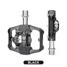 将图片加载到图库查看器，Bicycle Lock Pedal 2 In 1 With Free Cleat For Road Bikes Aluminum Anti-slip Sealed Bearing Lock Accessories Bike Clip In Pedals Cleats Included Suitable For Spin Bike Exercise Bike Indoor Bike
