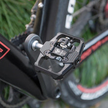 将图片加载到图库查看器，Bicycle Lock Pedal 2 In 1 With Free Cleat For Road Bikes Aluminum Anti-slip Sealed Bearing Lock Accessories Bike Clip In Pedals Cleats Included Suitable For Spin Bike Exercise Bike Indoor Bike
