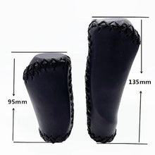 Load image into Gallery viewer, Bicycle Locking Grip Wear-Resistant Leather Non-Slip Grip Cover Mountain Bike Handlebar Lock-on Bike Handlebar Grips Locking Non-Slip-PU Bicycle Handle Grip Widen Holding Surface For Cycling Mountain And Bicycles Accessories
