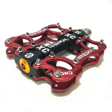 将图片加载到图库查看器，Bicycle Pedals Sealed 2 Bearing Cleats Pegs Road Mountain Bike Pedal Aluminum Alloy Anti-slip Cycling Parts Mountain Bike Pedals Bicycle Flat Pedals Aluminum Sealed Bearing Lightweight Platform For Road Mountain
