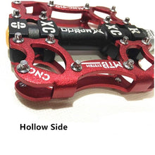 将图片加载到图库查看器，Bicycle Pedals Sealed 2 Bearing Cleats Pegs Road Mountain Bike Pedal Aluminum Alloy Anti-slip Cycling Parts Mountain Bike Pedals Bicycle Flat Pedals Aluminum Sealed Bearing Lightweight Platform For Road Mountain
