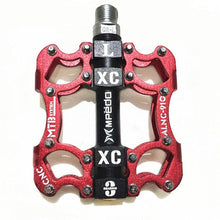 将图片加载到图库查看器，Bicycle Pedals Sealed 2 Bearing Cleats Pegs Road Mountain Bike Pedal Aluminum Alloy Anti-slip Cycling Parts Mountain Bike Pedals Bicycle Flat Pedals Aluminum Sealed Bearing Lightweight Platform For Road Mountain
