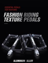 将图片加载到图库查看器，Bicycle pedals Ultralight Aluminum Alloy Colorful Hollow Anti-Skid Bearing Mountain Bike Foot pedal Pedals Aluminum Road Bike Pedals Sealed Bearing Bicycle Lightweight Platform Flat Pedals For Road Bikes
