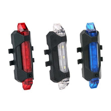 将图片加载到图库查看器，Bicycle Rear LED Tail Light USB Rechargeable Mountain Bike Lamp Waterproof Headlight Front And Rear Bicycle Light Scooter Light  LED Head Back Cycling Flashing Safety Warning Lamp
