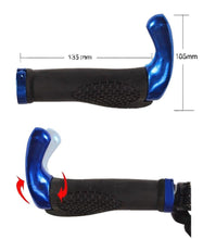 Load image into Gallery viewer, Bicycle Skid-Proof Grips Bicycle Grip Handlebar End Cap Aluminium Alloy Lock Mountain Handle Bar Grip Anti-Skid Rubber Ergonomic Anti-slip Handlebar Grips For Bicycle Mountain Bike Handle Bar With Non-Slip Grip
