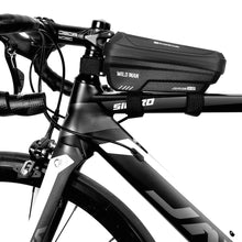 Load image into Gallery viewer, Bicycle Touchscreen Front Frame Bag Phone Case With Double Zippers Cycling Bike Accessories Bike Bag Bike Phone Bag Bike Pouch Bicycle Front Frame Bag Waterproof Top Tube Handlebar Bag Bike Phone Mount Bag Cycling Storage Bag
