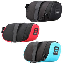 将图片加载到图库查看器，Bicycle Waterproof Bag Bike Waterproof Storage Bag Seat Cycling Pouch Bag Accessories Bike Bag Bicycle Bag Under Seat Water Resistant Bike Pouch Pack For Mountain Road Bikes For Storage Cycling Accessories Tool
