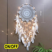 Load image into Gallery viewer, Big Dream Catcher Hanging/Light Decoration Dream Catcher Moon Dream Catcher Room Home Decor Dream Catcher Gifts For Mom Friends Women Girls Wall Decor Bedroom Decoration
