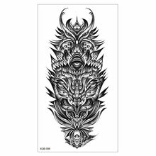 将图片加载到图库查看器，Big Tiger Lion Waterproof Temporary Sticker Tattoo Arm Legs Fake Tattoo Stickers For Adults Realistic Luxury Design For Mens Womens
