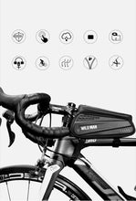 Load image into Gallery viewer, Bike Bag Frame Front Top Tube Waterproof Hard Shell Cycling Bag Touch Screen Phone Case Bicycle Accessories Bike Phone Mount Bag Cycling Waterproof Front Frame Top Tube Handlebar Bag With Touch Screen Holder Case
