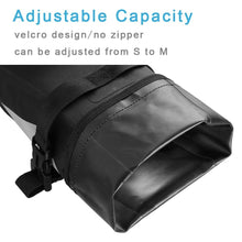 将图片加载到图库查看器，Bike Bag Waterproof Large Capacity Bicycle Bag Cycling Foldable Road Trunk Bike Packing Large Bike Bags Waterproof Bike Bag Under Seat Roll Up Cycling Rear Tail Pack Black 13L
