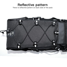 将图片加载到图库查看器，Bike Bag Waterproof Large Capacity Bicycle Bag Cycling Foldable Road Trunk Bike Packing Large Bike Bags Waterproof Bike Bag Under Seat Roll Up Cycling Rear Tail Pack Black 13L
