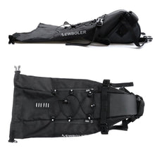 将图片加载到图库查看器，Bike Bag Waterproof Large Capacity Bicycle Bag Cycling Foldable Road Trunk Bike Packing Large Bike Bags Waterproof Bike Bag Under Seat Roll Up Cycling Rear Tail Pack Black 13L
