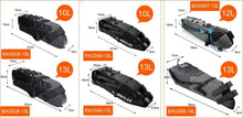 将图片加载到图库查看器，Bike Bag Waterproof Large Capacity Bicycle Bag Cycling Foldable Road Trunk Bike Packing Large Bike Bags Waterproof Bike Bag Under Seat Roll Up Cycling Rear Tail Pack Black 13L
