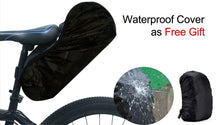 将图片加载到图库查看器，Bike Bag Waterproof Large Capacity Bicycle Bag Cycling Foldable Road Trunk Bike Packing Large Bike Bags Waterproof Bike Bag Under Seat Roll Up Cycling Rear Tail Pack Black 13L
