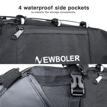 将图片加载到图库查看器，Bike Bag Waterproof Large Capacity Bicycle Bag Cycling Foldable Road Trunk Bike Packing Large Bike Bags Waterproof Bike Bag Under Seat Roll Up Cycling Rear Tail Pack Black 13L
