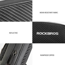 Load image into Gallery viewer, Bike Bag Waterproof Reflective Front Top Frame Tube Bag Large Capacity Ultralight Bicycle Bag Cycling Bike Top Tube Bag Front Frame Bag Water-resistant Bike Storage Bag Large Bike Pouch
