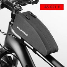 Load image into Gallery viewer, Bike Bag Waterproof Reflective Front Top Frame Tube Bag Large Capacity Ultralight Bicycle Bag Cycling Bike Top Tube Bag Front Frame Bag Water-resistant Bike Storage Bag Large Bike Pouch

