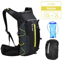 将图片加载到图库查看器，Bike Bags Portable Waterproof Backpack Cycling Water Bag Outdoor Sport Climbing Hiking Pouch Hydration Backpack  Bike Backpack  Mountain Biking Daypack Cycling Hiking Bicycle 10L
