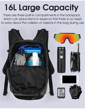 将图片加载到图库查看器，Bike Bags Portable Waterproof Backpack Cycling Water Bag Outdoor Sport Climbing Hiking Pouch Hydration Backpack  Bike Backpack  Mountain Biking Daypack Cycling Hiking Bicycle 10L
