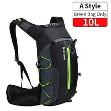 将图片加载到图库查看器，Bike Bags Portable Waterproof Backpack Cycling Water Bag Outdoor Sport Climbing Hiking Pouch Hydration Backpack  Bike Backpack  Mountain Biking Daypack Cycling Hiking Bicycle 10L

