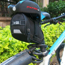 Load image into Gallery viewer, Bike Bags Waterproof Bicycle Bags Seat Cycling  Pouch Bag Riding Storage Bag Accessories Bike Saddle Bag Bicycle Bag Straps On Bike Bag Under Seat Pouch Pack Bicycle Accessories Bag Bicycle Tool Storage Bags For Cycling Water Proof Bag
