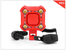 Load image into Gallery viewer, Bike Bell 4 Lamp Cycling Light 1200mAh Electric Horn Waterproof USB Charging Loud Alarm Security Bicycle Bell Bright Eyes Fully Waterproof Lumen Rechargeable Mountain Road Bike Headlight

