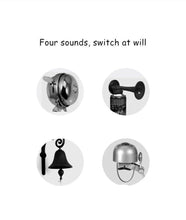 Load image into Gallery viewer, Bike Bell Charging Speaker USB Recharged Mini Electric Bike Horn 4 Modes Cycling Electric Bicycle Accessories For Scooter Electric Bike Horn Cycling Bicycle Scooter Horn Battery Waterproof Bicycle Accessories For Kid
