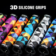 将图片加载到图库查看器，Bike Handlebar Grips Lock On Bicycle Grips MTB Gel Silicone Mountain Bike Cycling Handle Bar Grips Non-slip Lock-on Bicycle Hand Bike Grips For Mountain Bike Scooter
